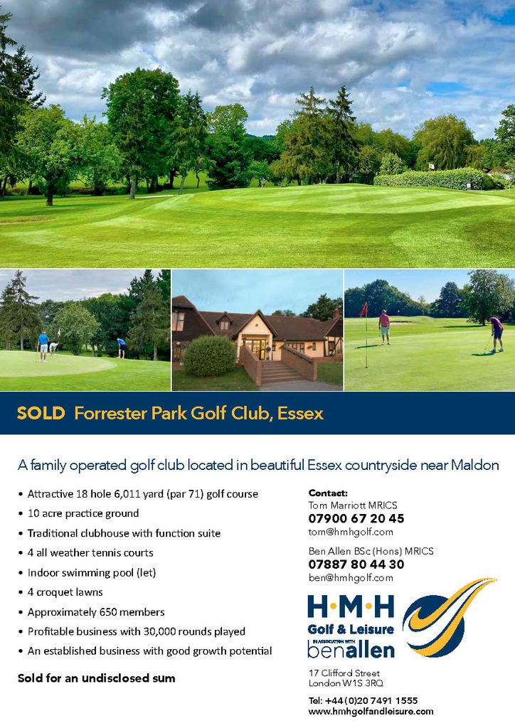 Sold - Forrester Park Golf Club