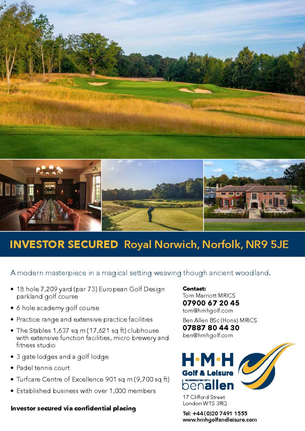 Investor Secured - Royal Norwich, Norfolk