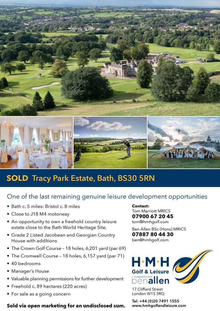 Sold - Tracy Park Estate, Bath