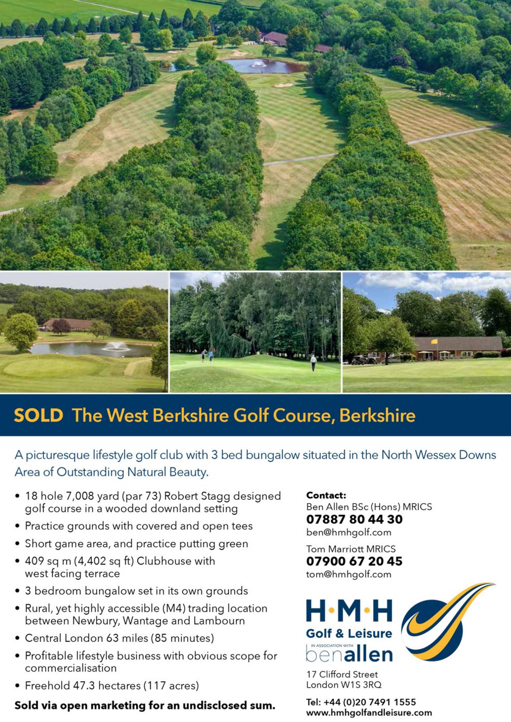 Sold - West Berkshire Golf Course