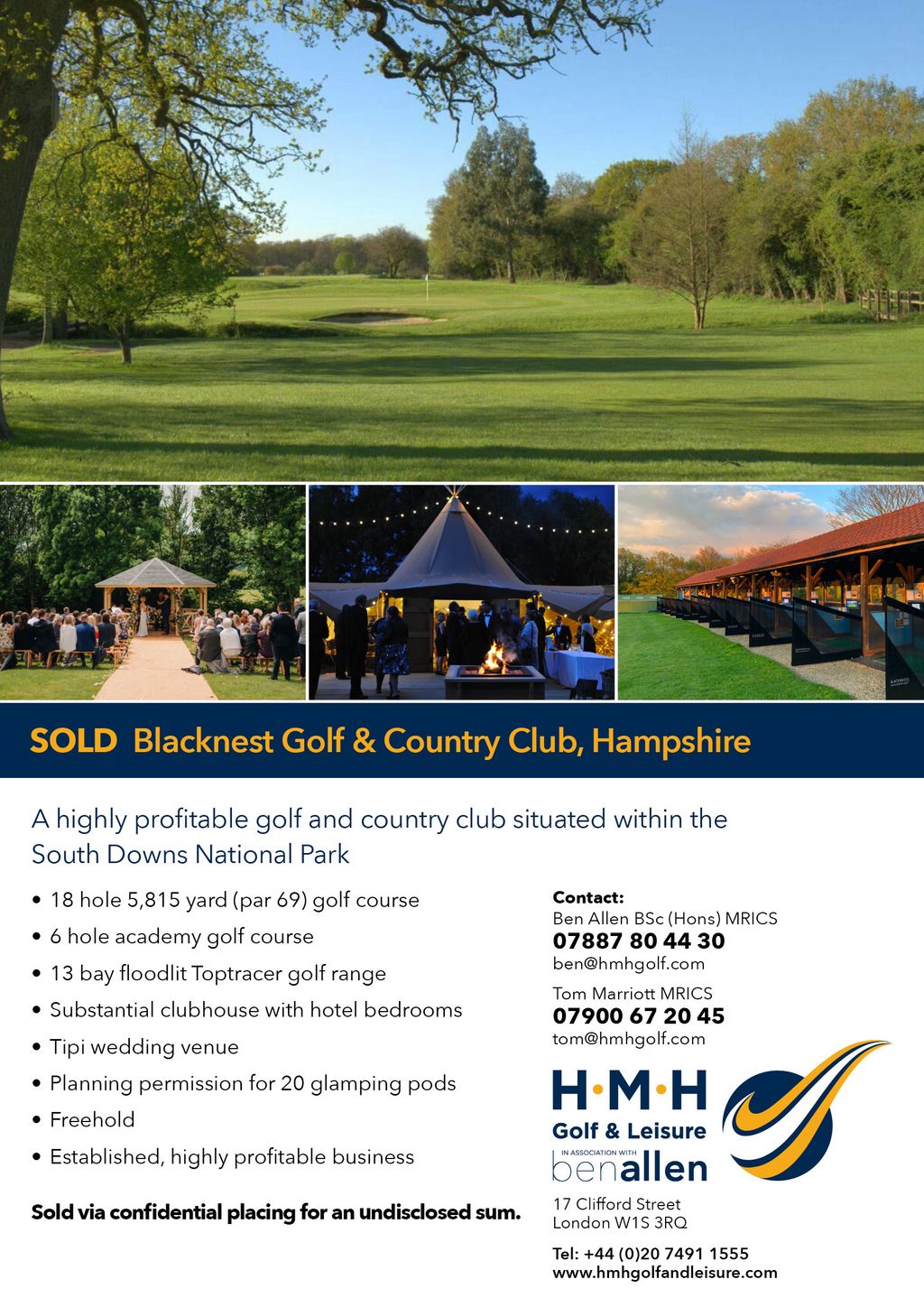 Sold - Blacknest G&CC, Hampshire