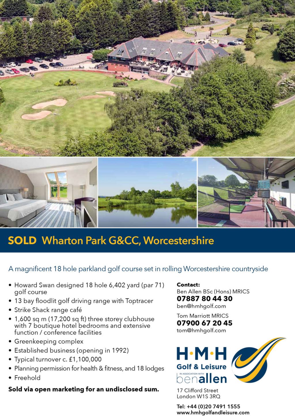 Sold - Wharton Park G&CC