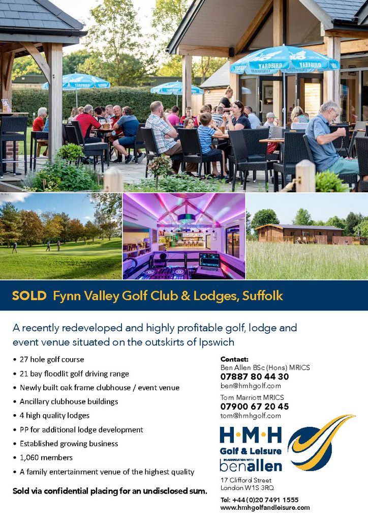 Sold - Fynn Valley Golf Club & Lodges, Suffolk