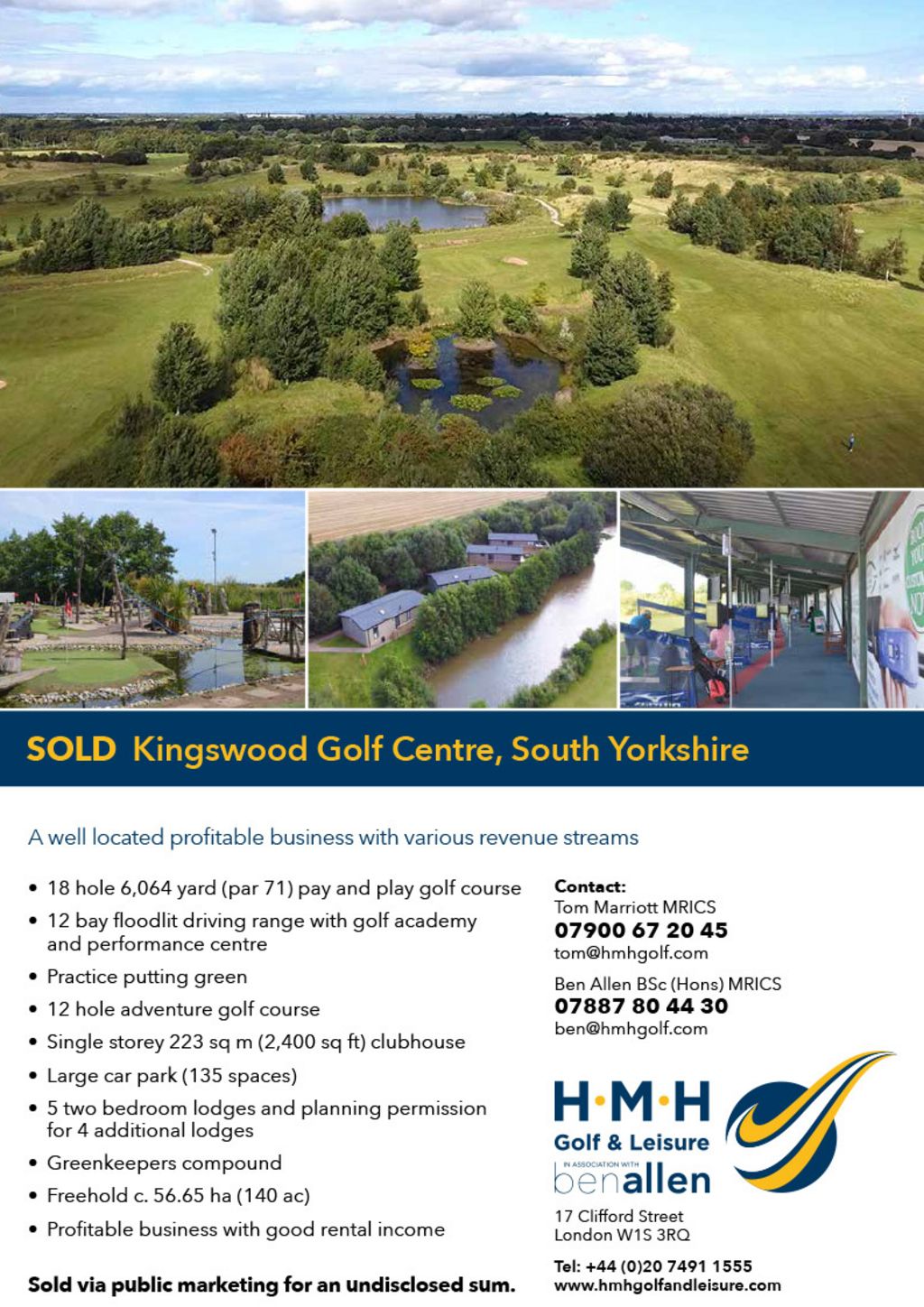 Sold - Kingswood Golf Centre