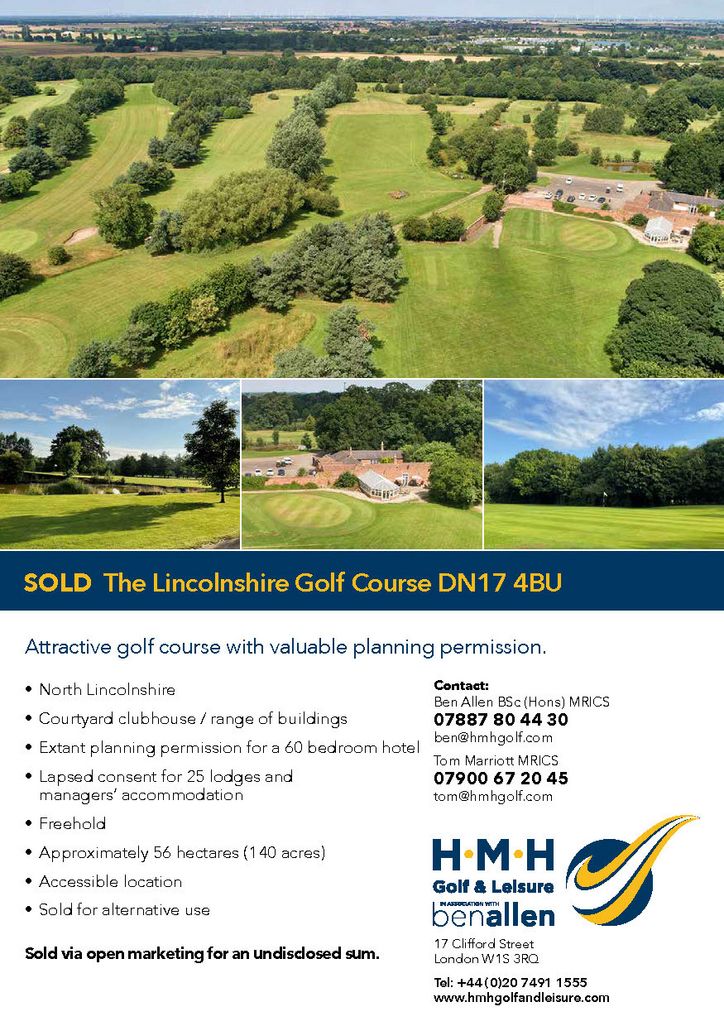 Sold - The Lincolnshire Golf Course 
